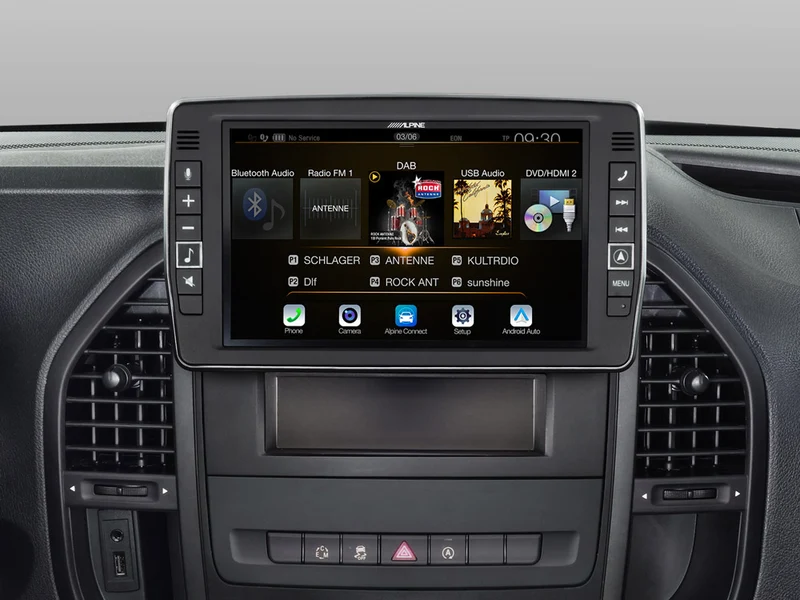 Alpine X903D-V447 – Système de Navigation 9″ HD pour Mercedes Vito (447) avec CarPlay & Android Auto