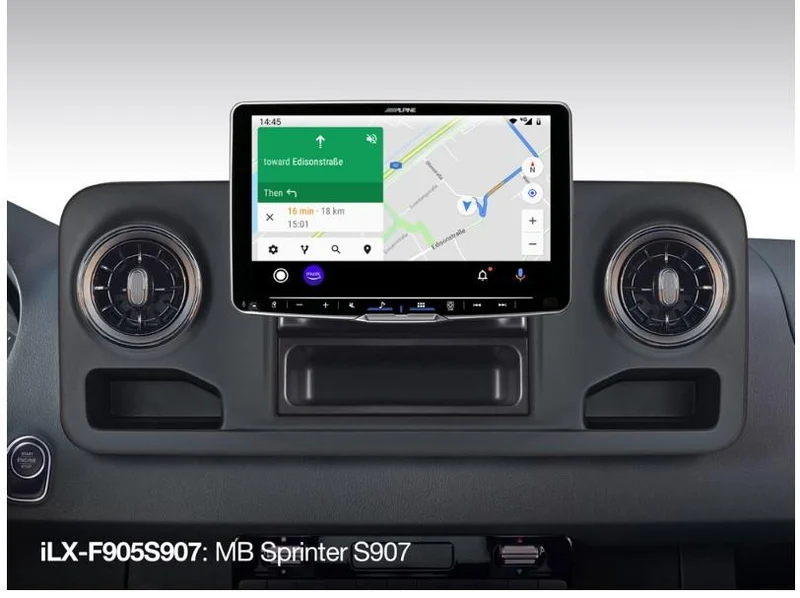 Alpine iLX-F905S907 – Autoradio 9″ HD Mercedes Sprinter 907 | CarPlay & Android Auto