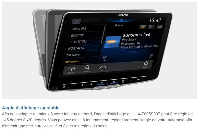 Alpine iLX-F905S907 – Autoradio 9″ HD Mercedes Sprinter 907 | CarPlay & Android Auto