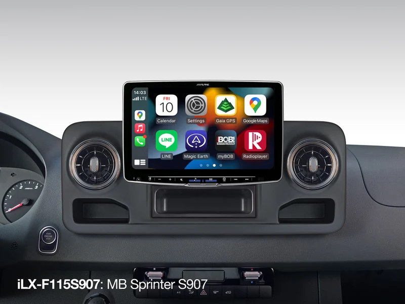Alpine iLX-F115S907 – Autoradio 11" HD pour Mercedes Sprinter 907