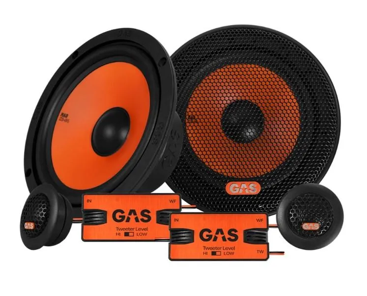 GAS MAD K2-64 165 - Kit 2 Voies Séparé 6,5" 120W RMS 4 Ohms