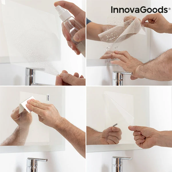 InnovaGoods Anti-Fog Mirror Film (Set x2)