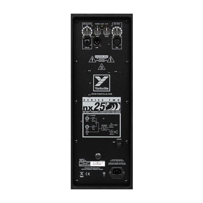 Yorkville NX25P-2 12-Inch 300 Watt Powered Loudspeaker - NEW