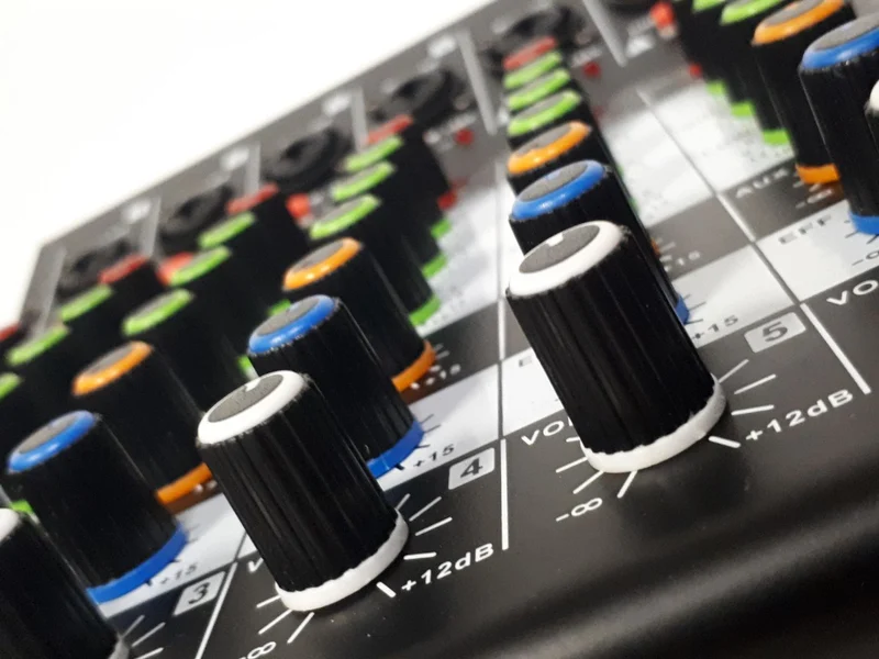 Music8 M8-MX-6 USB 8-Channel Mixing Console / Interface Mixer w/ EQ, DSP, Built-in 48V Phantom Power, MP3 Player, 5V USB Powered for Home Studio Recording DJ Network Live Broadcast or Karaoke - NEW