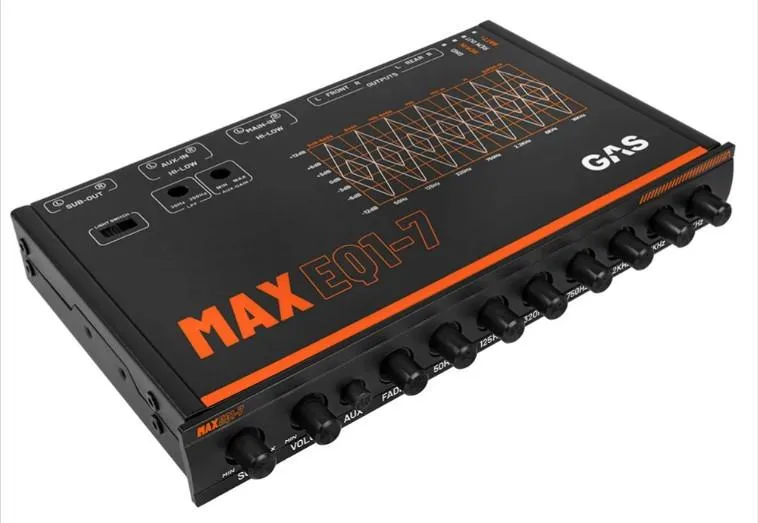GAS MAX EQ1-7, égaliseur analogique 7 bandes