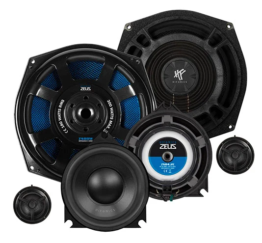 HIFONICS ZSB8.3C – Kit Haut-Parleurs 3 Voies Plug & Play pour BMW & Mini