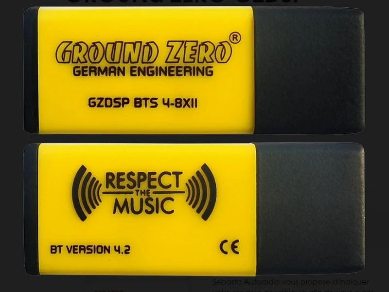 Usb Bluetooth GROUND ZERO GZDSP BTS 4-8XII