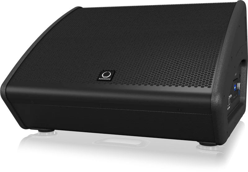 Turbosound TFM152M-AN Coaxial 2500 Watt 2 Way 15" Stage Monitor with Klark Teknik DSP Technology and ULTRANET - DEMO