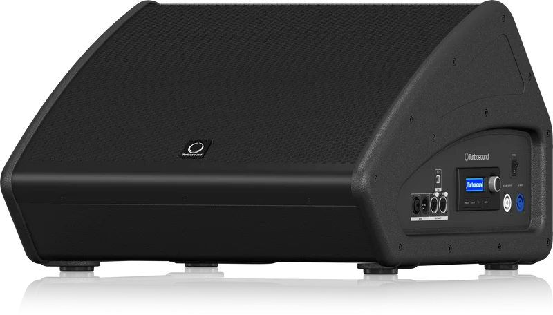 Turbosound TFM152M-AN Coaxial 2500 Watt 2 Way 15" Stage Monitor with Klark Teknik DSP Technology and ULTRANET - DEMO