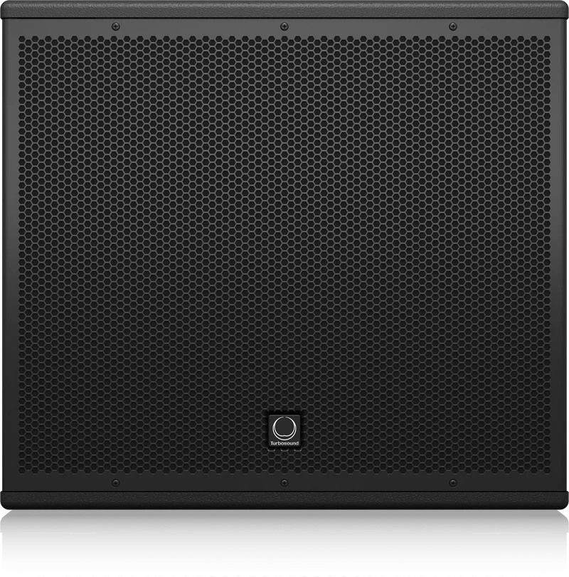 Turbosound NuQ115B-AN 3000 Watt 15" Front Loaded Subwoofer with Klark Teknik DSP Technology and ULTRANET Networking - DEMO