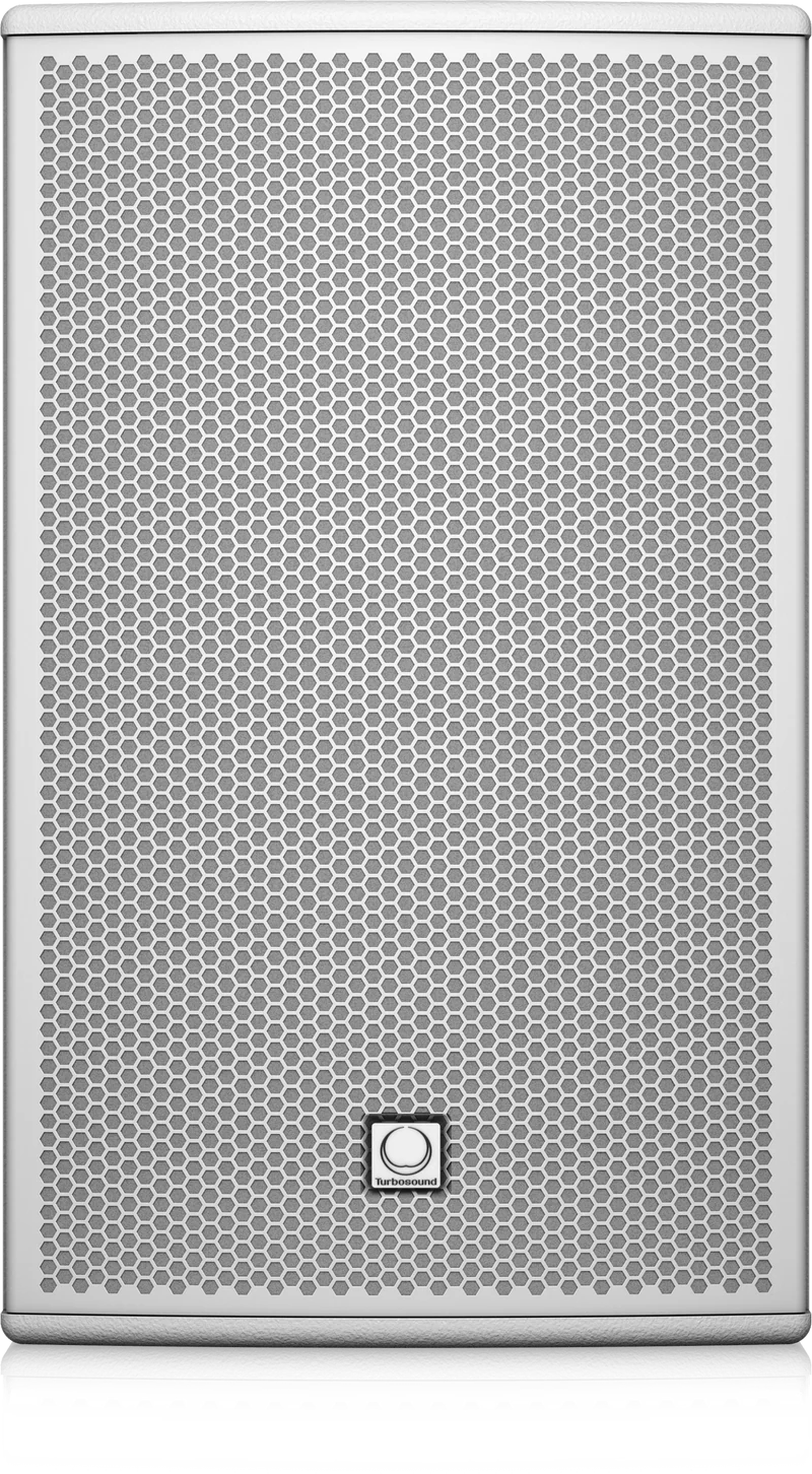Turbosound NUQ102-AN-WH, 600W 2-Way 10" Full Range Powered Loudspeaker w/ Klark Teknik DSP Technology & UltraNET Networking (White) - ( OPEN BOX )