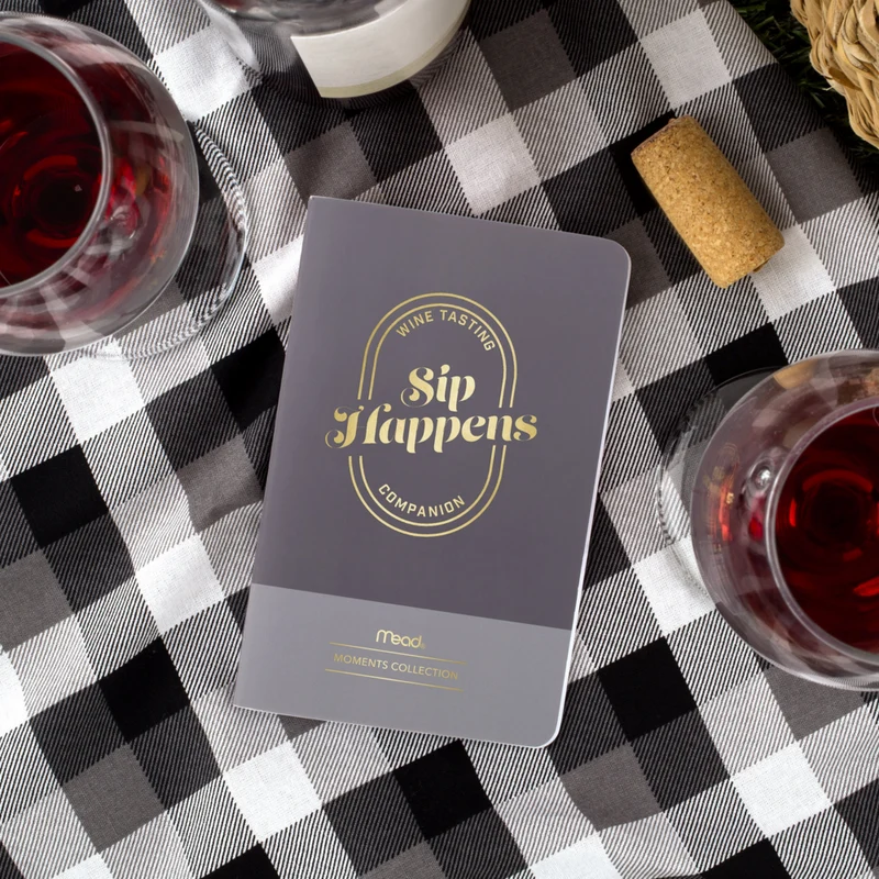 Mead - Moments Carnet de poche Vin - 3 1/2 po X 5 1/2 po - 48 pages