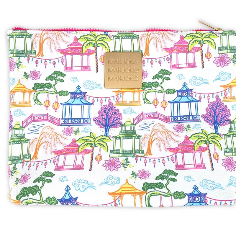 Hilroy - Pochette mode grand format Mahjong - 12 po l x 9 po H x 3 po D