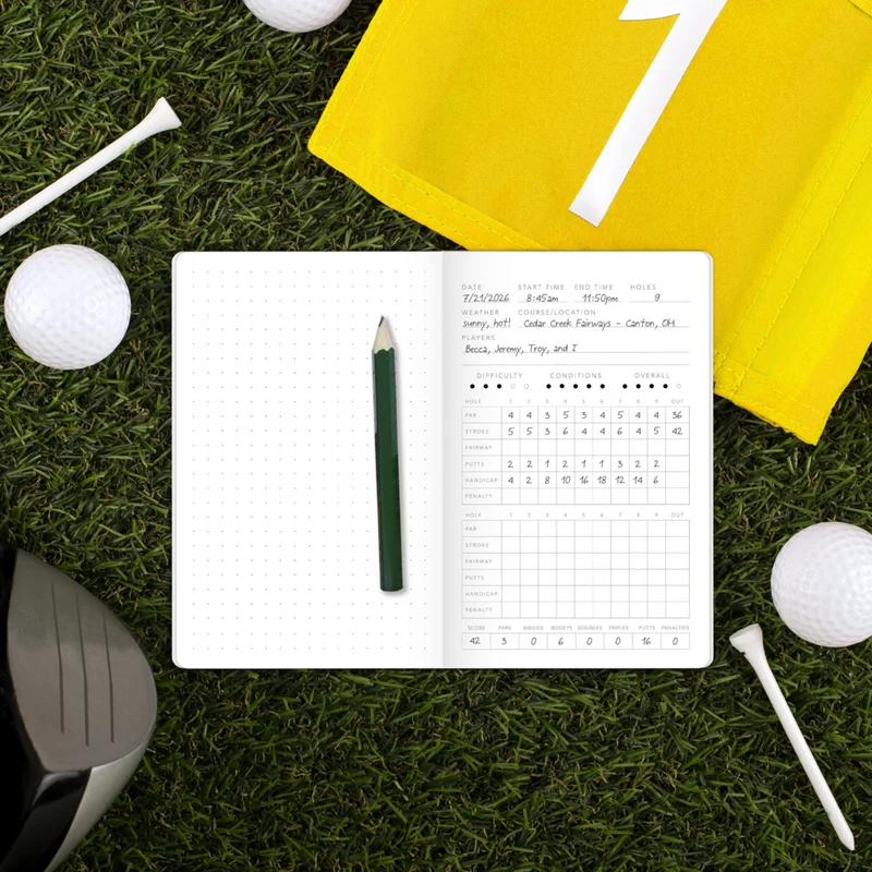 Mead - Moments Carnet de poche Golf - 3 1/2 po X 5 1/2 po - 48 pages