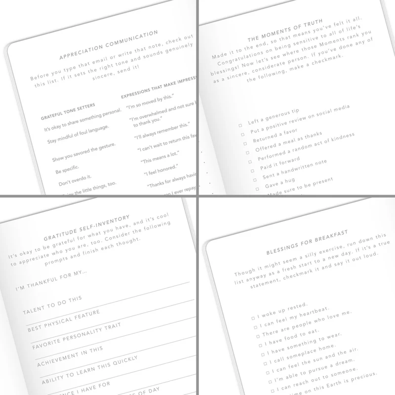 Mead - Moments Carnet de poche Gratitude - 3 1/2 po X 5 1/2 po - 48 pages
