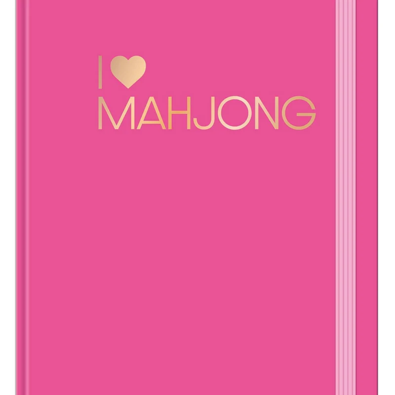 Hilroy Mahjong Hardcover Journal - 6" W x 8" H - Lined - 80 Sheets - Pink