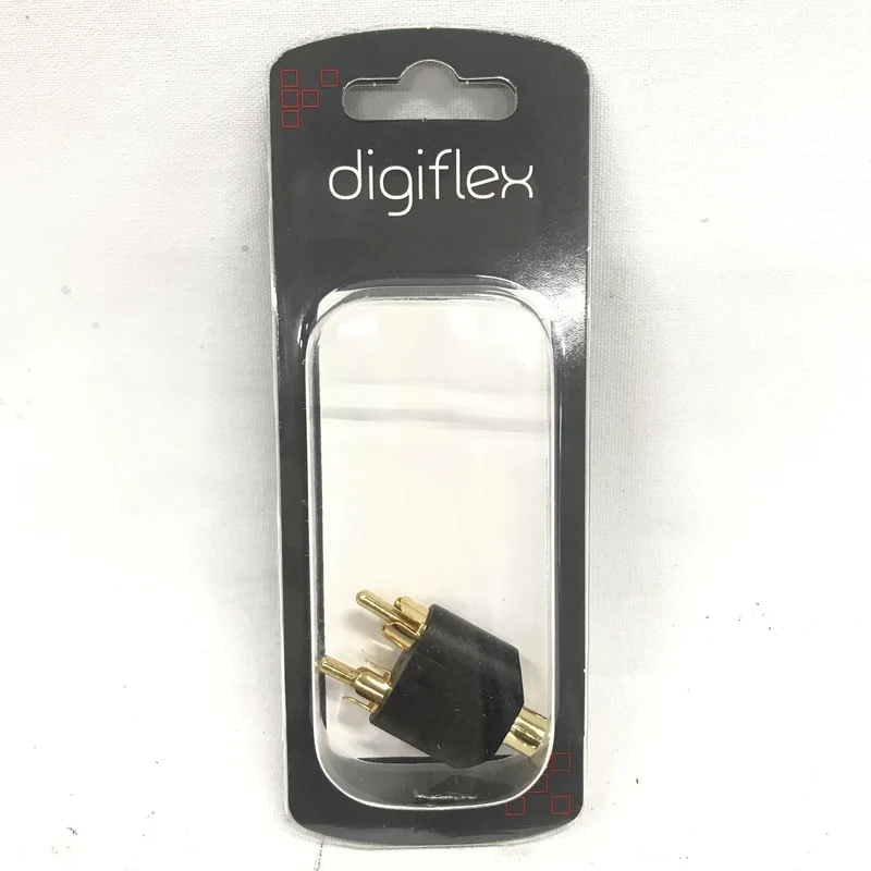 Digiflex HAA-RK103 Inline Audio Adapter -1/8 TRS F to 2x RCA M
