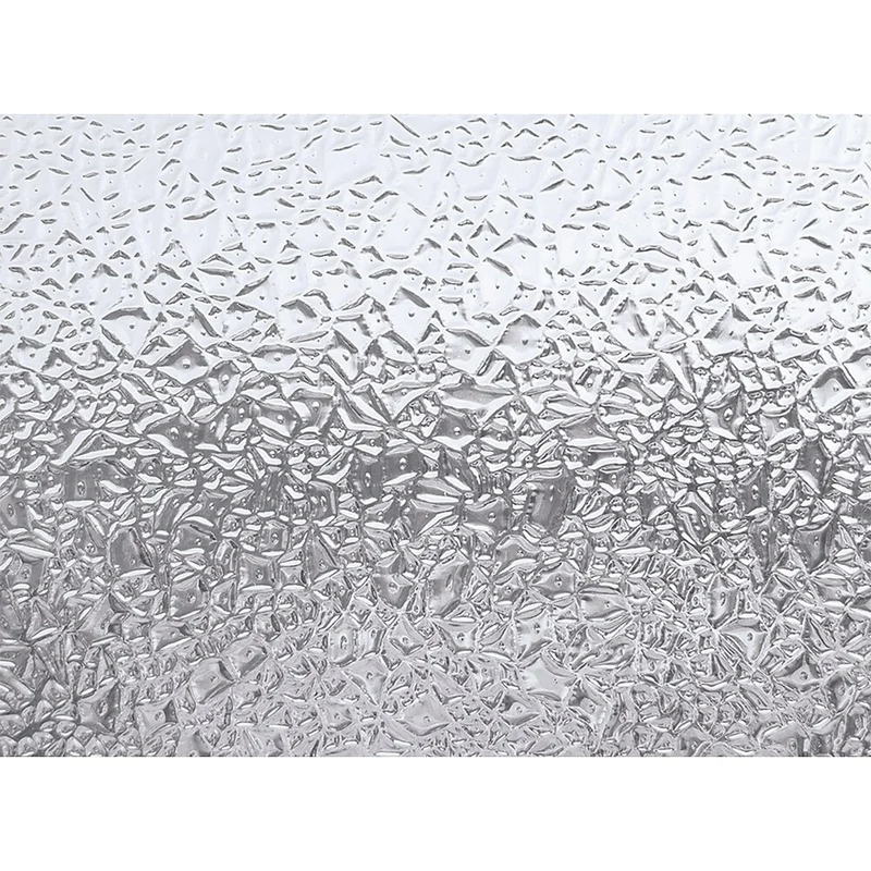 Brewster – Pellicule électrostatique de qualité supérieure pour fenêtre, motif glacier