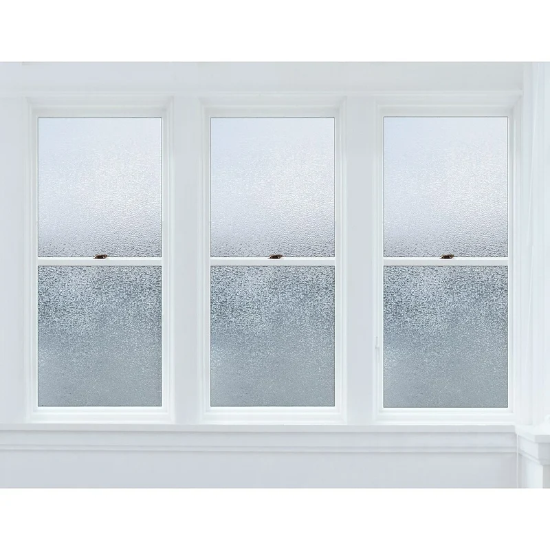 Brewster – Pellicule électrostatique de qualité supérieure pour fenêtre, motif glacier