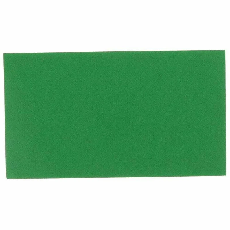 JAM Paper Blank Flat Note Cards - 3Drug Size - 2" x 3-1/2" - Green - 100 Pack