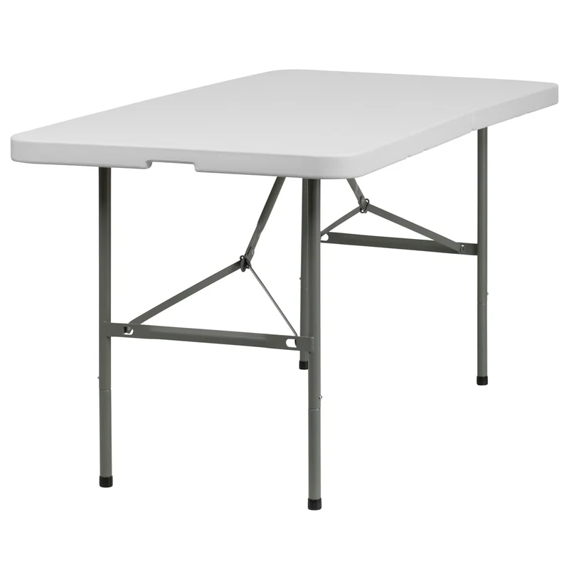 Flash Furniture – Table pliante ronde de 5 pi, granite blanc (DADYCZ152Z)
