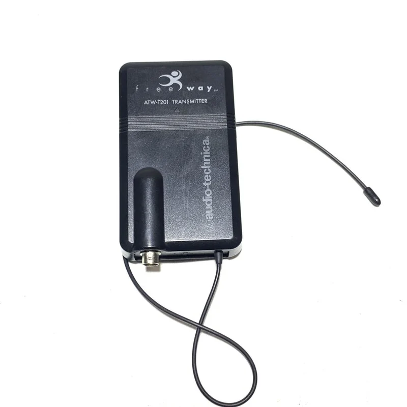 Audio-Technica 200 Series Freeway Wireless Microphone System w/ ATM70 Headset Microphone, ATW-T201 Bodypack Transmitter #2189 - USED