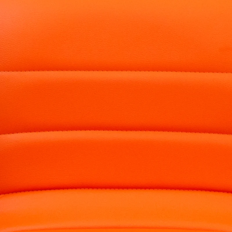 Flash Furniture – Tabouret de bar de 16 x 19 po en vinyle avec base chromée, hauteur réglable, orange