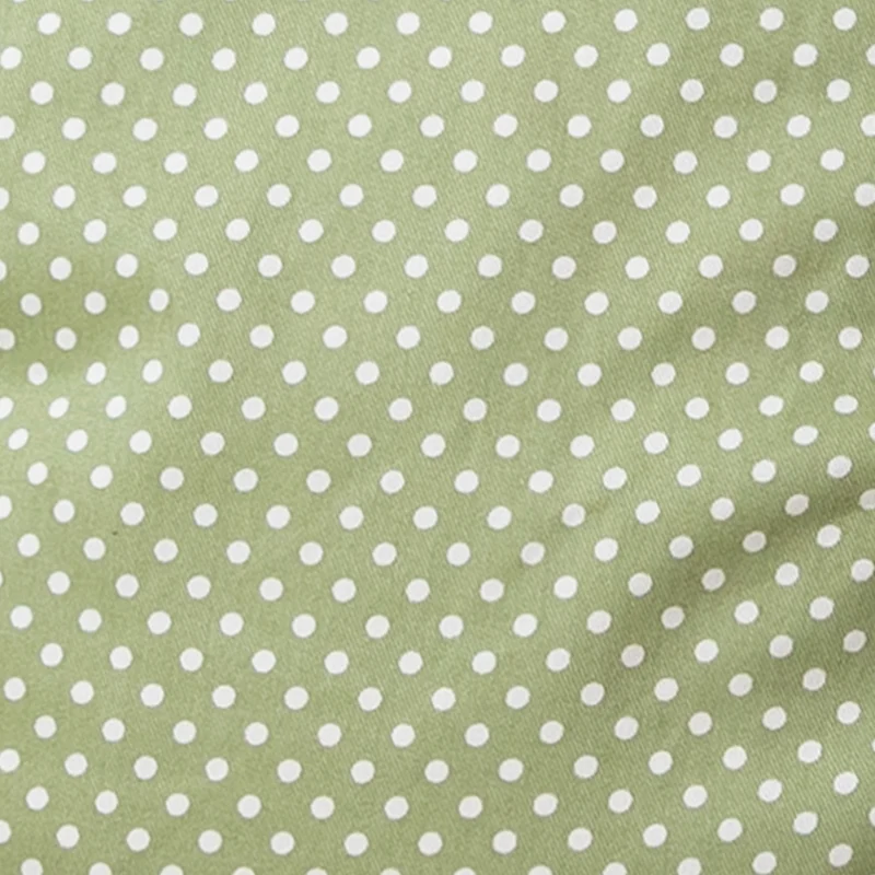 Flash Furniture – Fauteuil poire surdimensionné en coton brossé à pois, vert