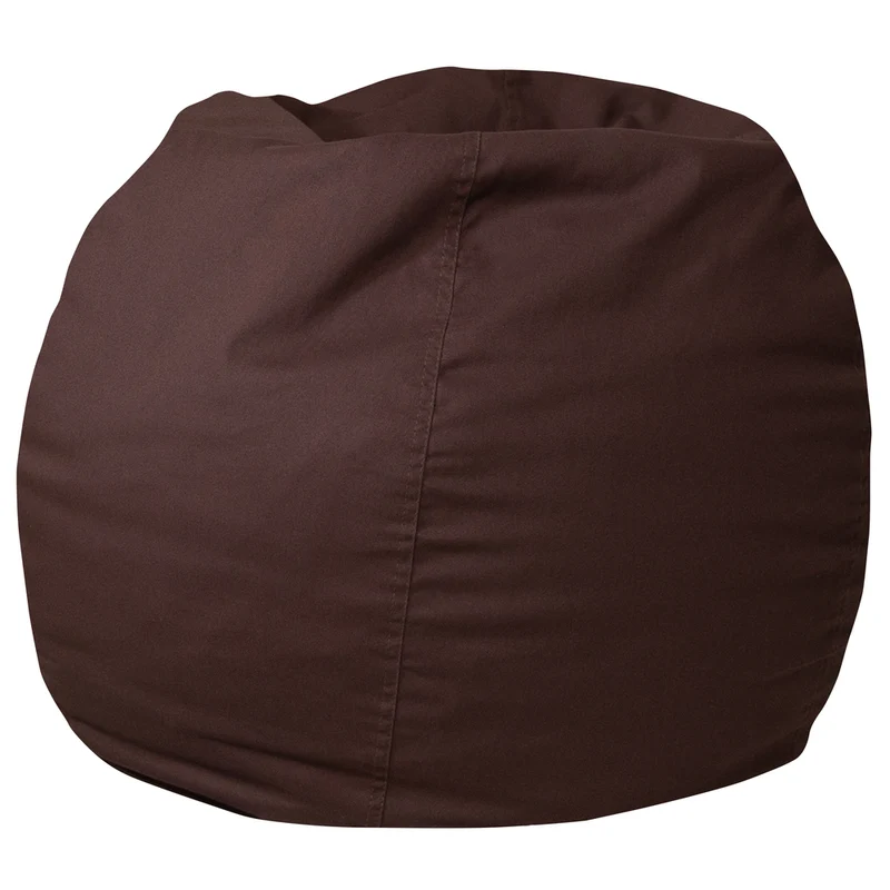 Flash Furniture Small Solid Brown Kids Bean Bag Chair