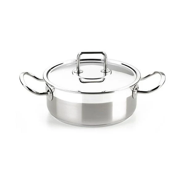 Casserole with lid BRA A340353 (20 cm) Stainless steel