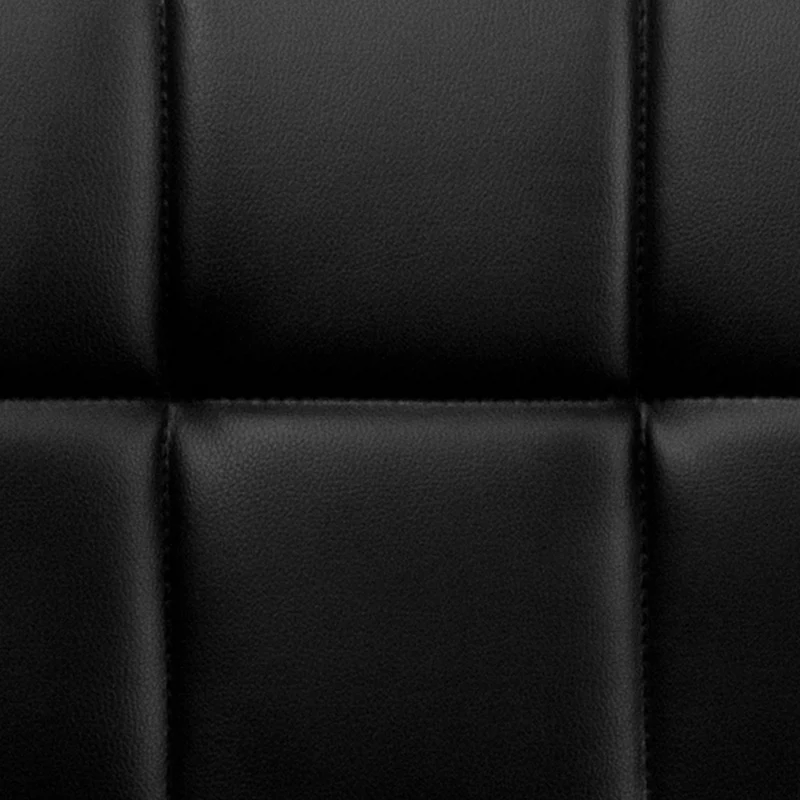 Flash Furniture – Tabouret de bar à hauteur réglable en vinyle, 20 x 18 po, noir