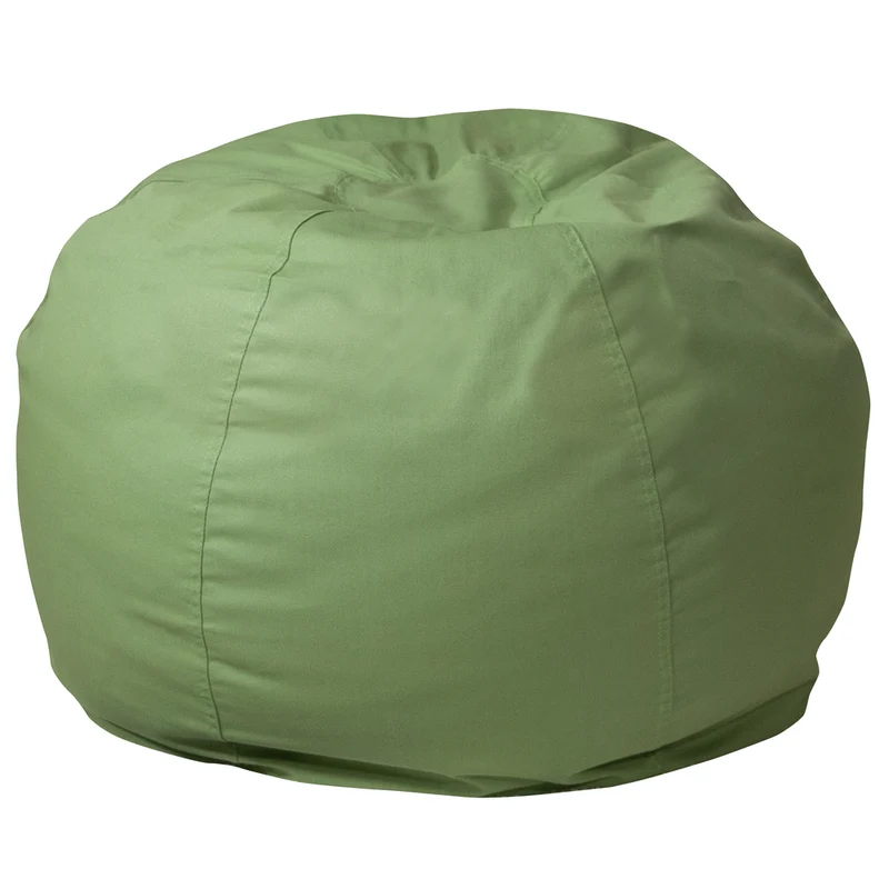 Flash Furniture Small Solid Green Kids Bean Bag Chair