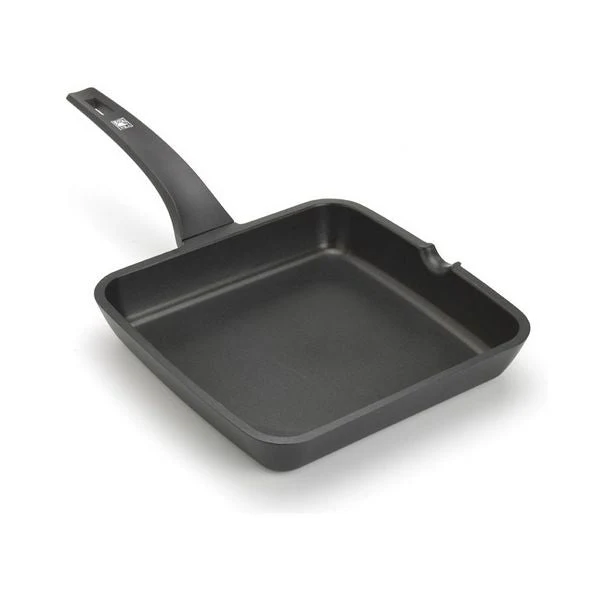 Flat grill pan BRA A271328 28 cm Grill Black