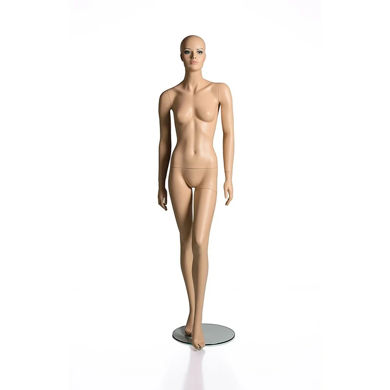 Mannequin femme adulte de la collection RP, avec maquillage, couleur de peau blanche