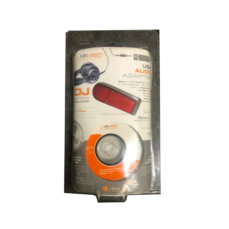 MixVibes USB Audio Adapter w/ DJ Software MixVibes Home Edition