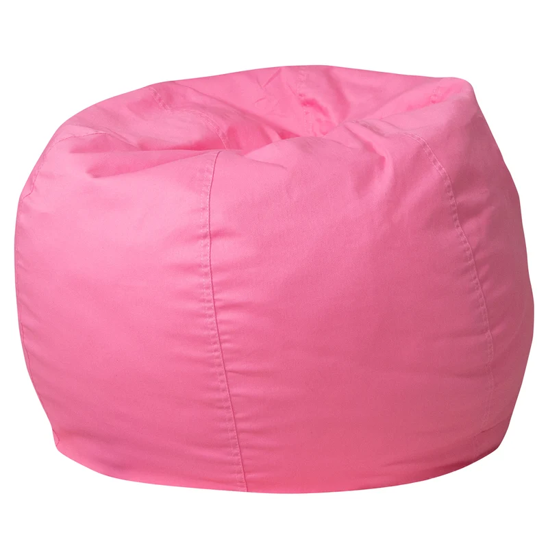 Flash Furniture Small Solid Light Pink Kids Bean Bag Chair