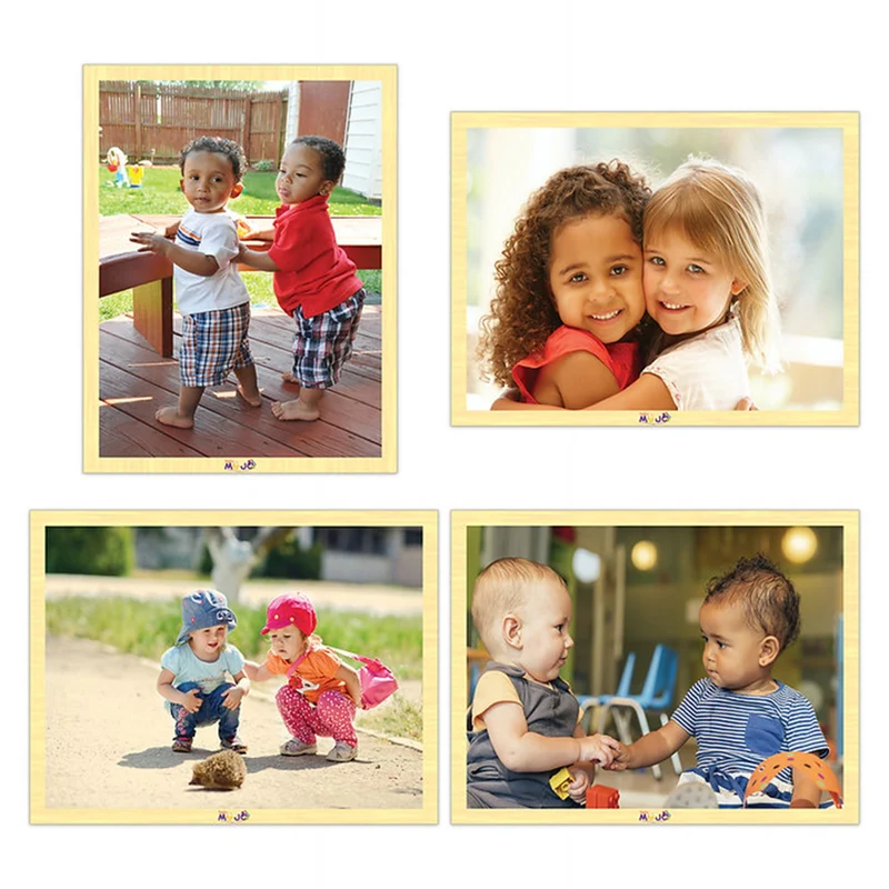 MOJO - Coffret de 4 puzzles en bois Friends Forever