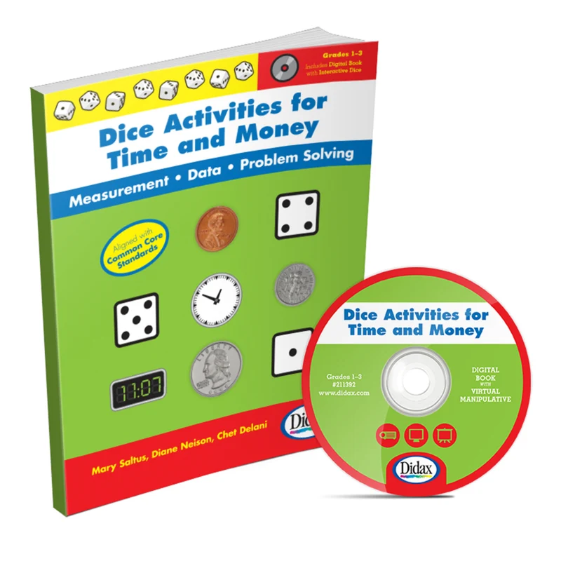 Didax - Unifix Dice Activités pour le temps et l'argent
