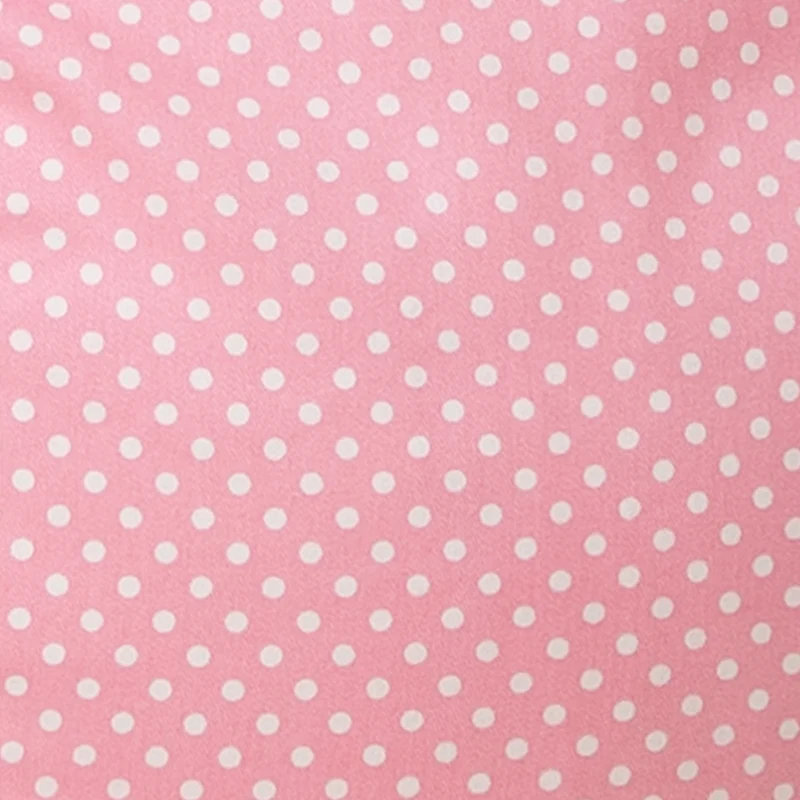Flash Furniture – Fauteuil poire solide surdimensionné en coton brossé, à pois, rose pâle