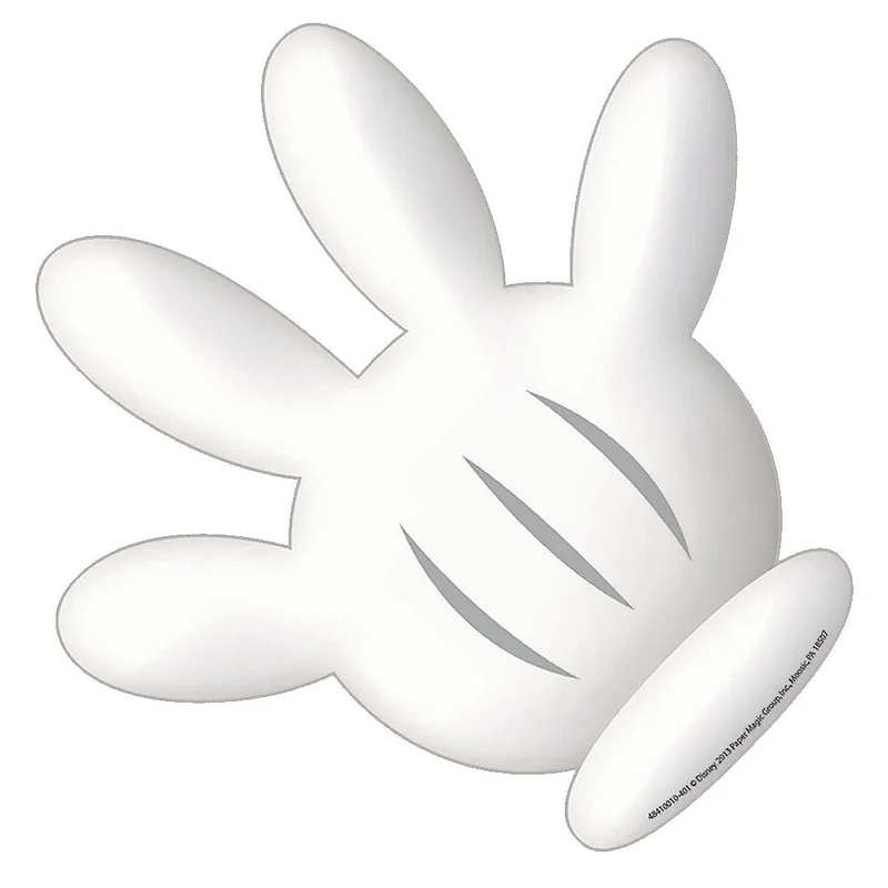 Eureka Mickey Mouse Clubhouse 5" Paper Cut Outs Handprints, 108 Pack (EU-841001)