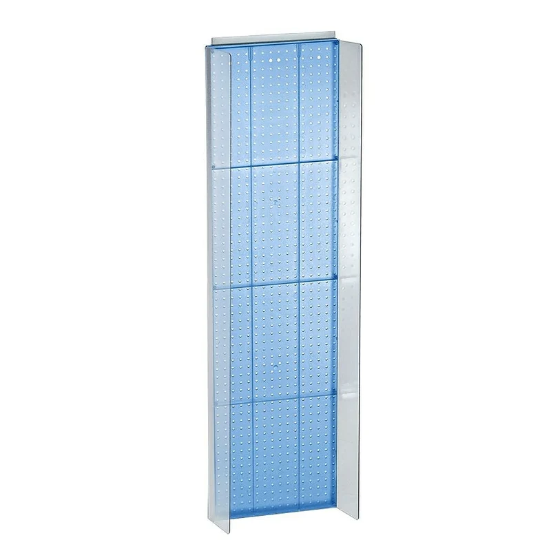 Azar Displays Pegboard Powerwing Display, 60" x 16.75", Blue (700356-BLU)