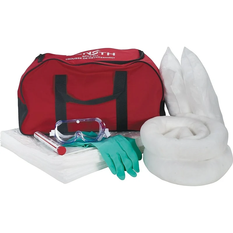 Zenith Safety 10-Gallon Vehicle Spill Kits, Oil Only, With Nylon Bag