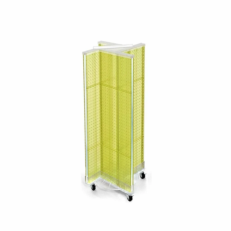 Azar Displays Pegboard Pinwheel Unit, 44" x 13.5", Yellow (700443-YEL)