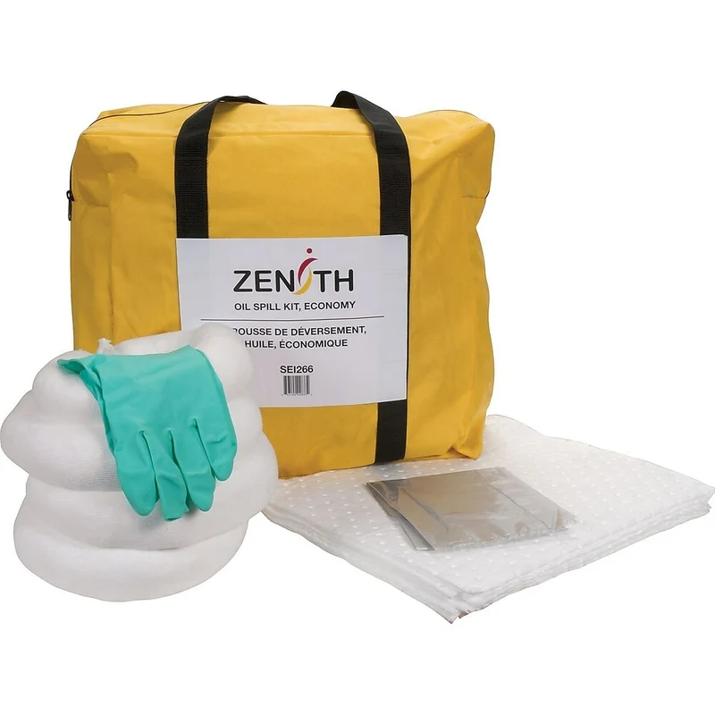 Zenith Safety - Trousses antidéversements 5 gallons, huile seulement, avec sac en nylon