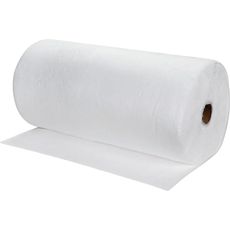 Zenith Safety Meltblown Sorbent Rolls, Oil Only, Medium, 150'L x 30" W