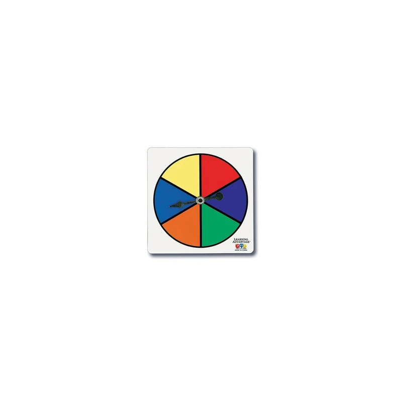 Learning Advantage Six Color Spinners, Paquet de 5