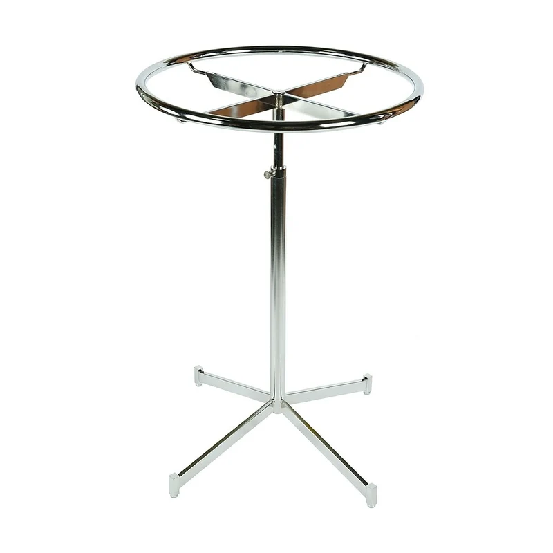 Can-Bramar 48"to 68" Round Revolving Rack, Chrome