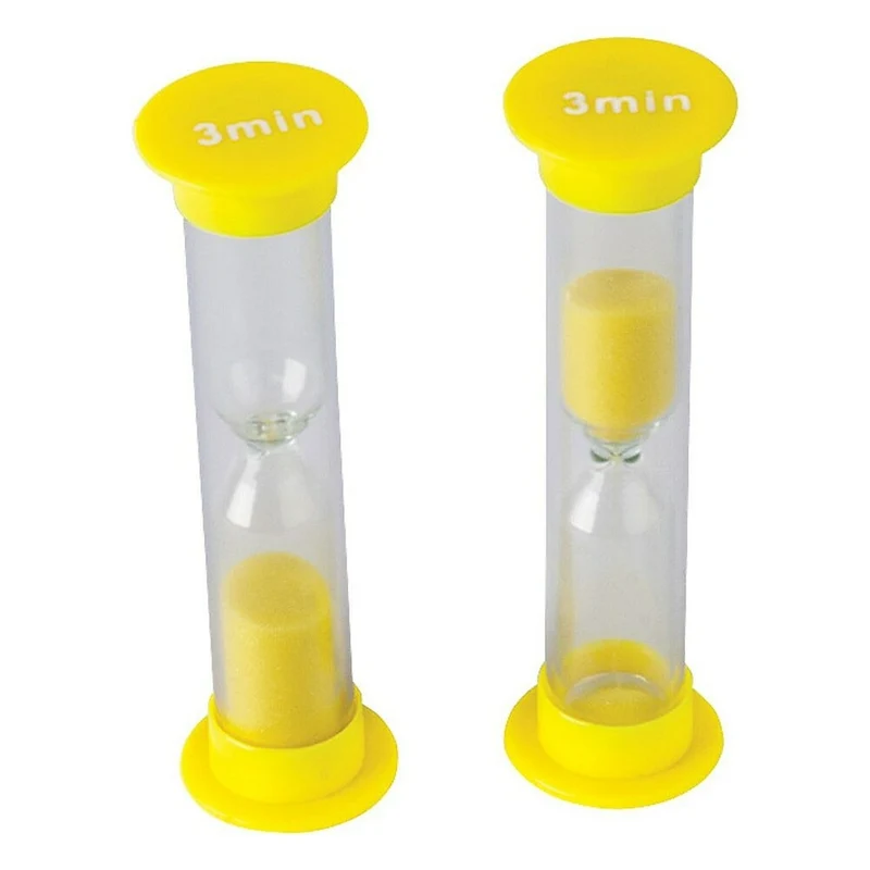 Teacher Created Resources 3 Minute Sand Timer Small, 24 Pack (TCR20661)