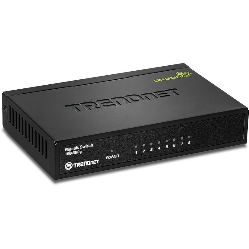 TRENDnet 8-Port Gigabit Greennet Switch (TEG-S82G)
