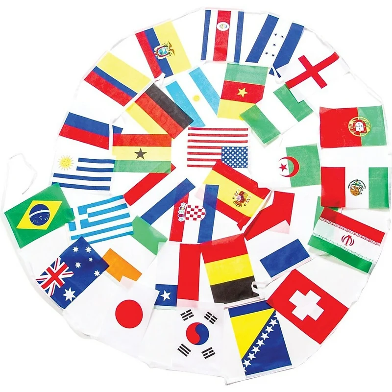 World Cup Country Pennant, 8" x 12"